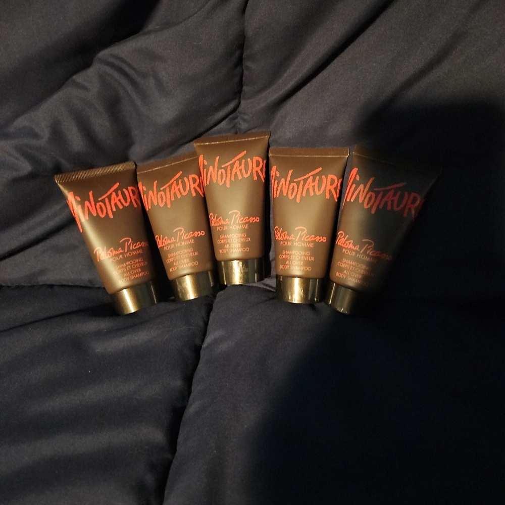 Lot Of 5 Minotaur Body Lotion Set